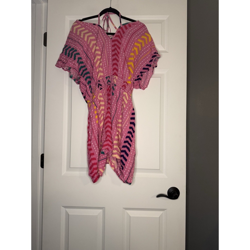 Cupshe Light And Easy Abstract Romper Swimsuit Coverup Large Nwt